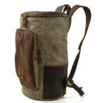 Canvas Leather Rucksack