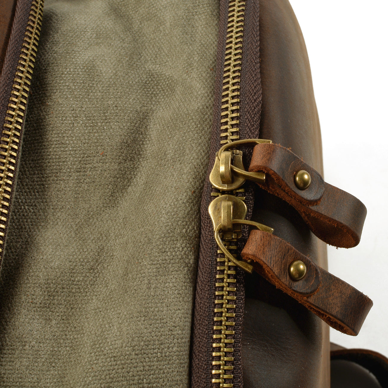 Canvas Leather Rucksack 2