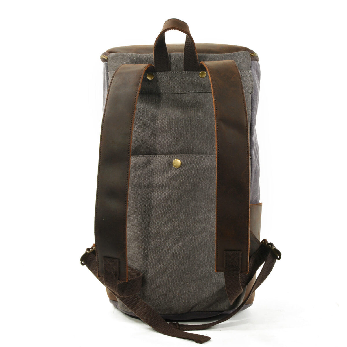 Canvas Leather Rucksack