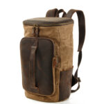 Canvas Leather Rucksack