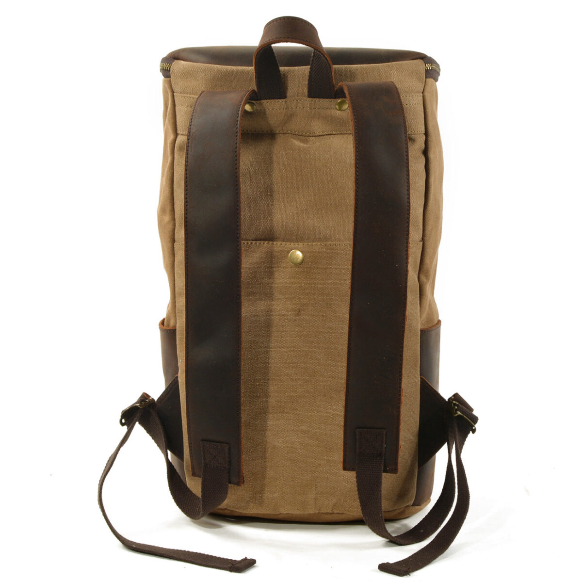 Canvas Leather Rucksack