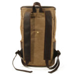 Canvas Leather Rucksack