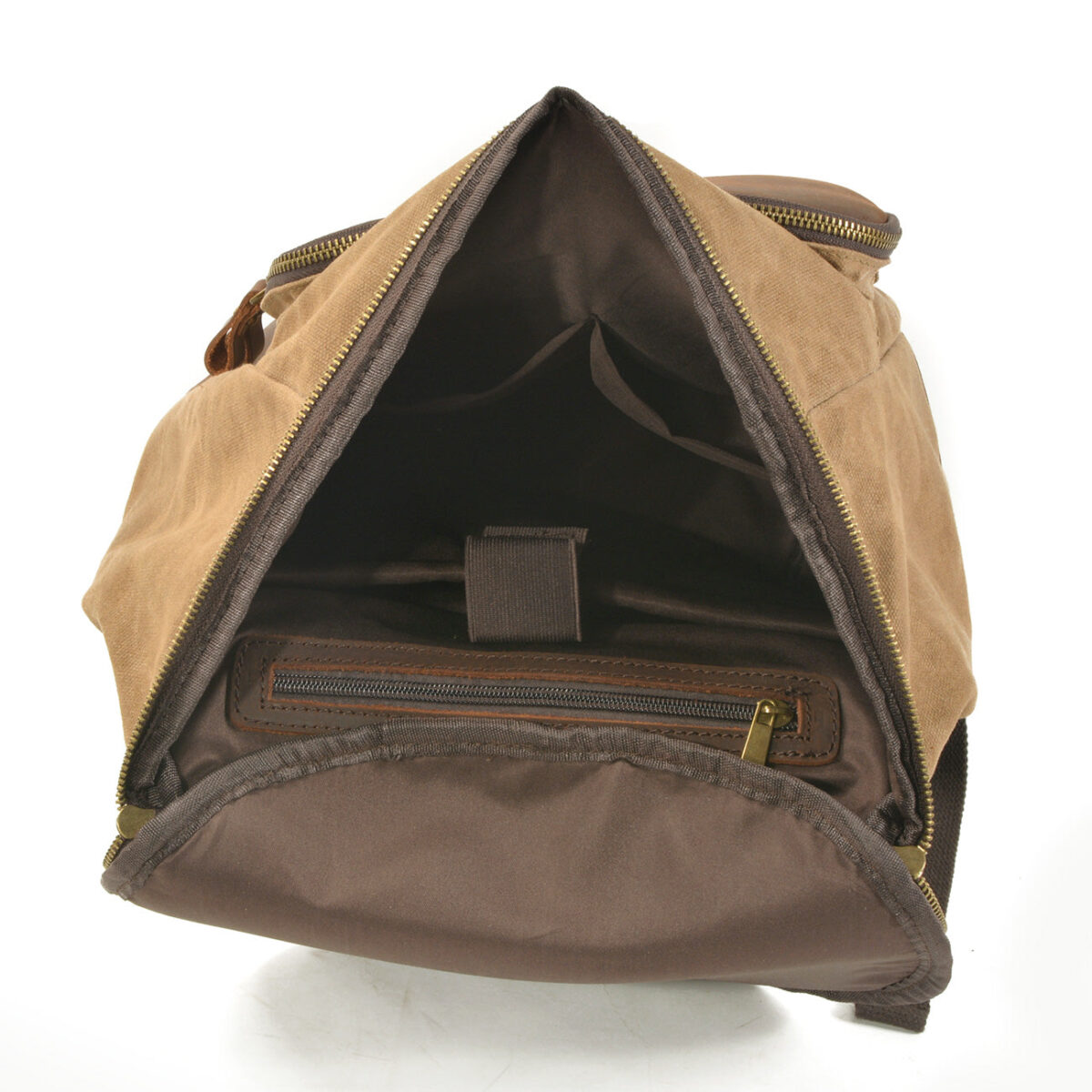 Canvas Leather Rucksack