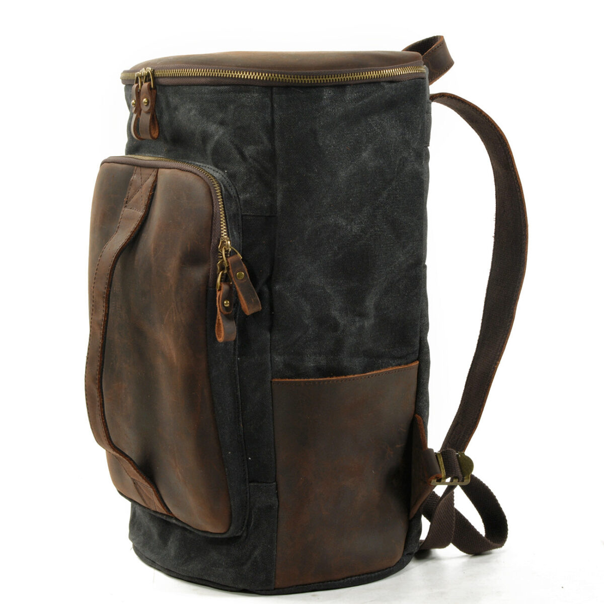 Canvas Leather Rucksack