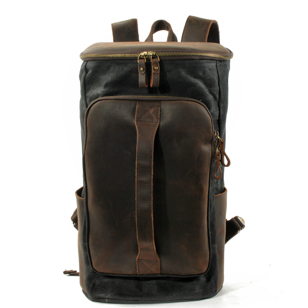 Canvas Leather Rucksack