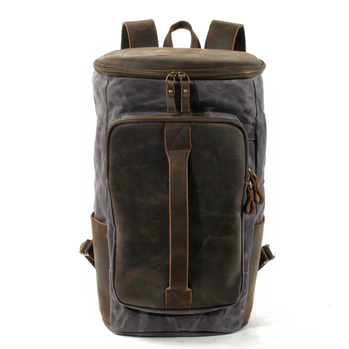 Canvas Leather Rucksack