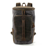 Canvas Leather Rucksack
