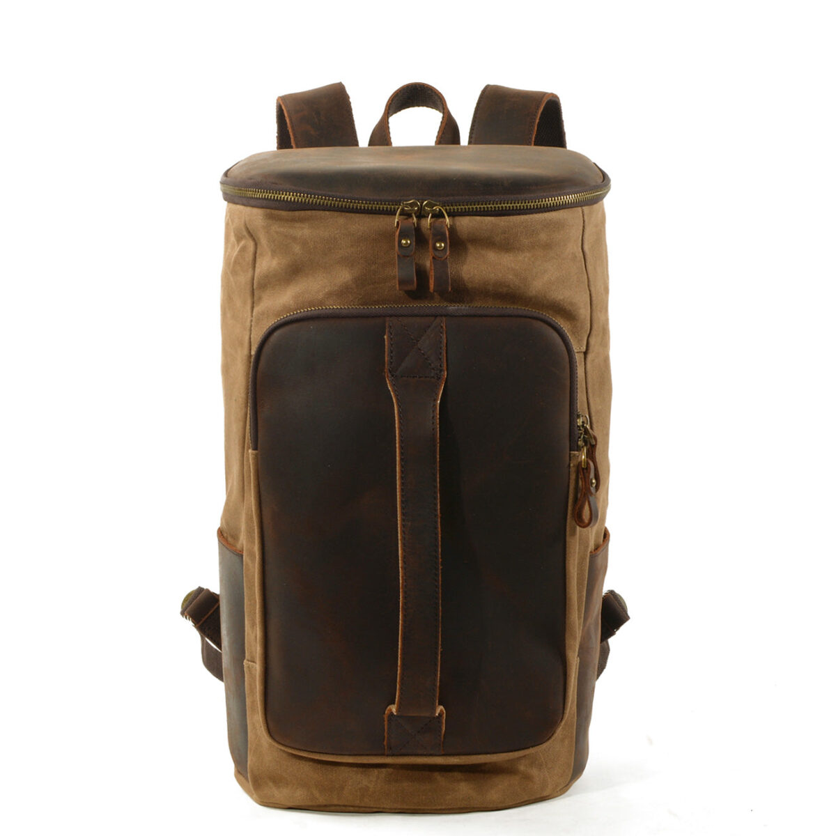 Canvas Leather Rucksack