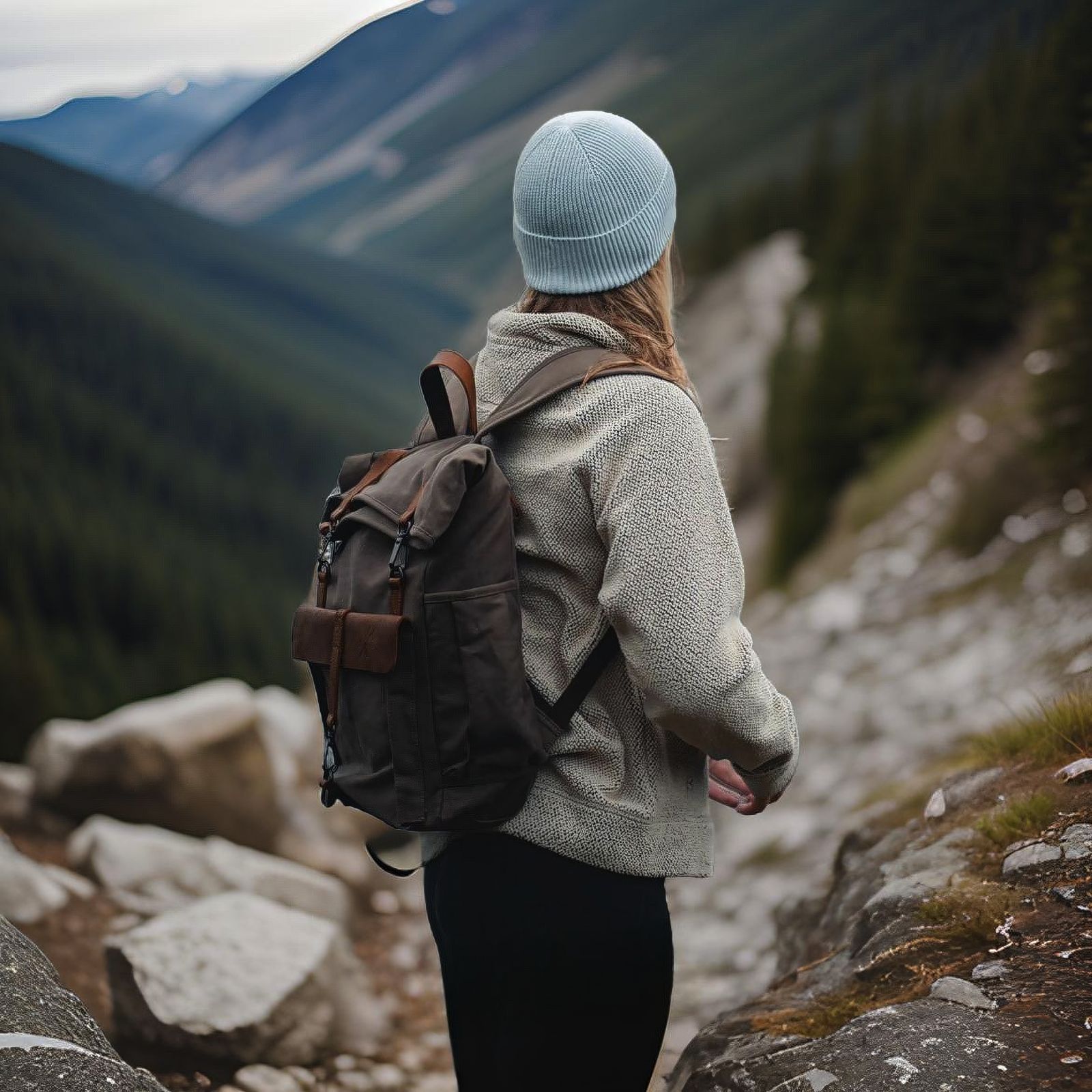 Cotton Canvas Backpack 13