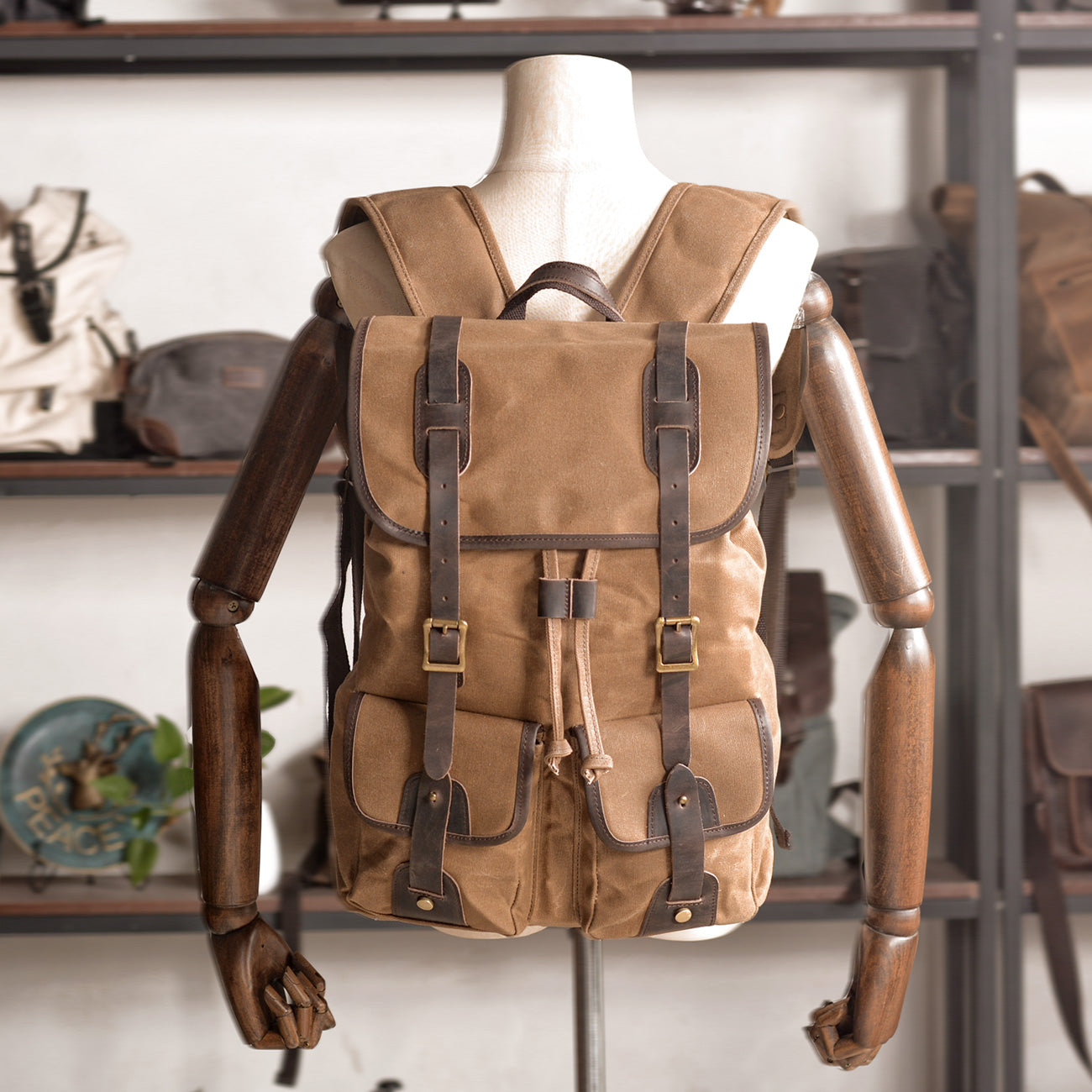 Hiking Canvas Backpack 4