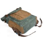 Roll Top Canvas Backpack