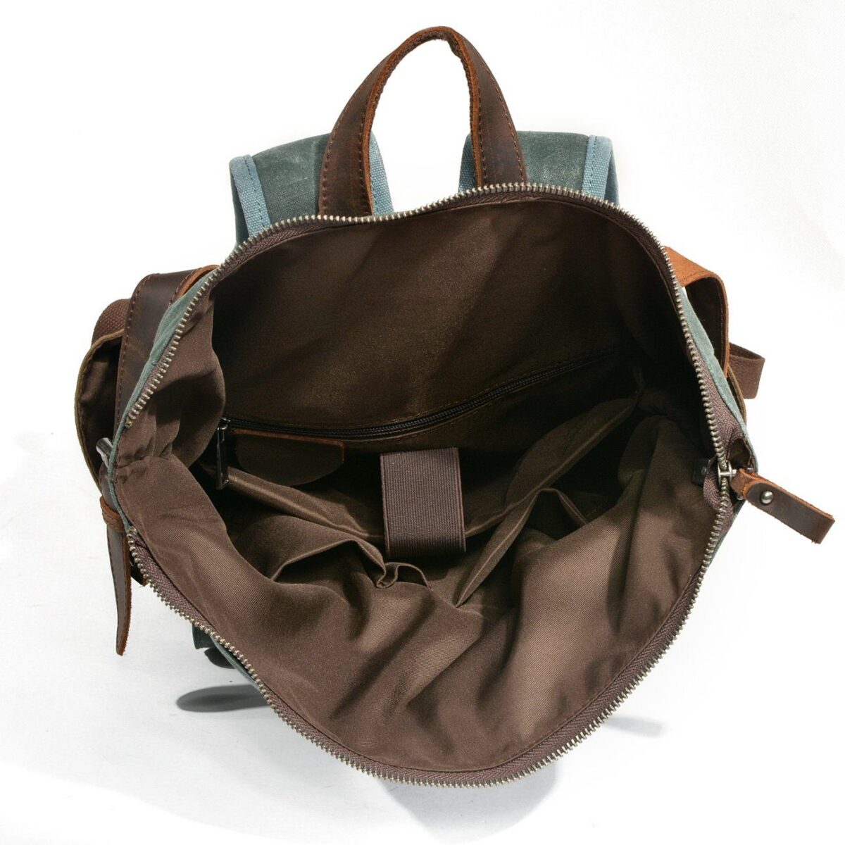 Roll Top Canvas Backpack