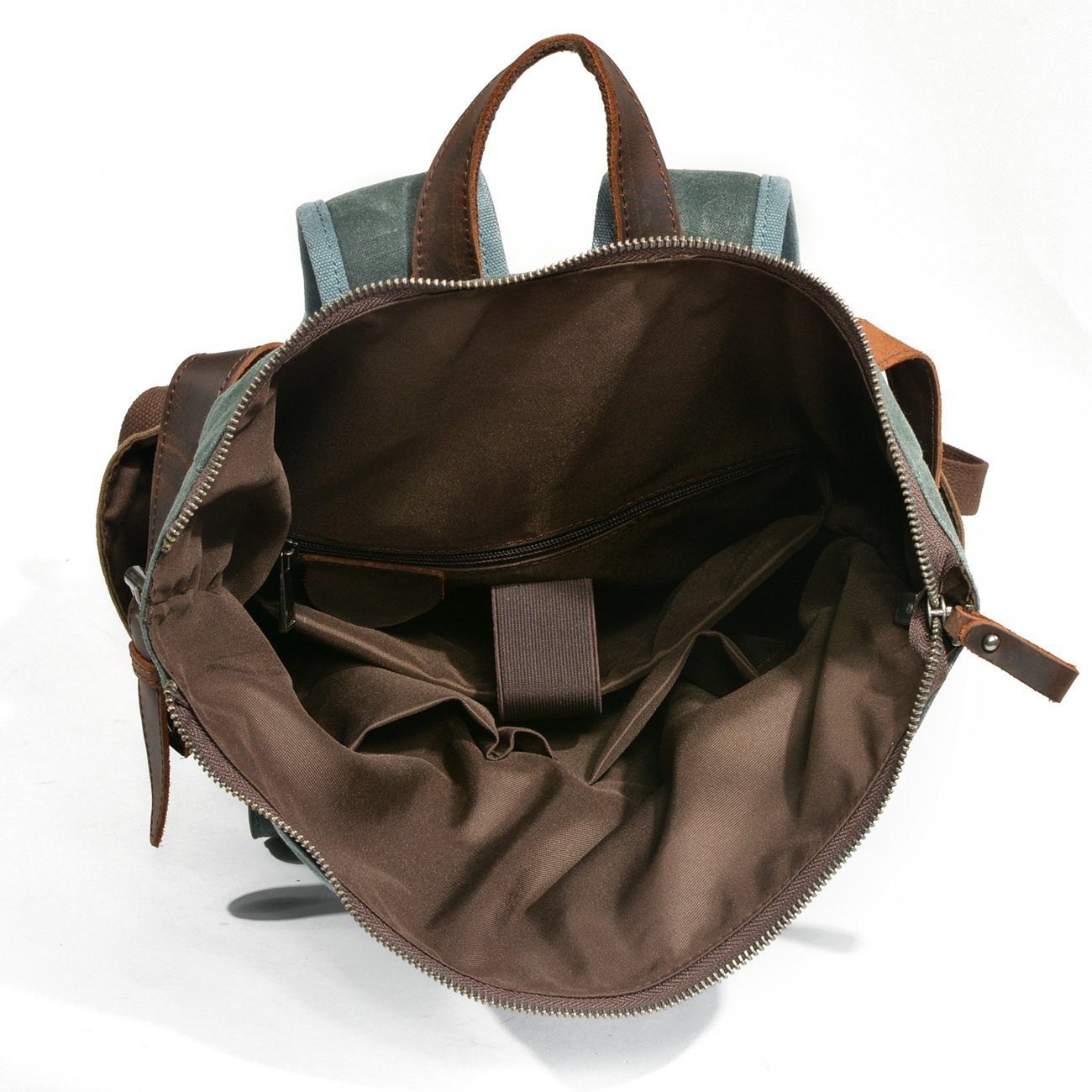 Roll Top Canvas Backpack 11