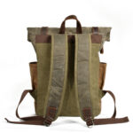 Roll Top Canvas Backpack