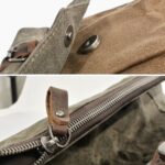 Roll Top Canvas Backpack