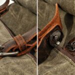 Roll Top Canvas Backpack