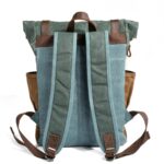 Roll Top Canvas Backpack
