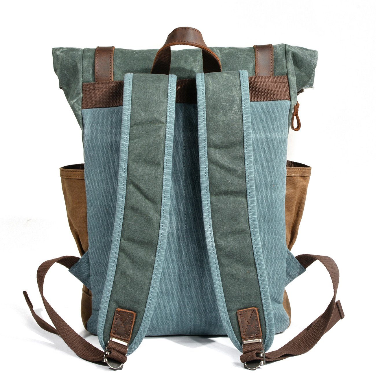 Roll Top Canvas Backpack 7