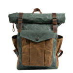 Roll Top Canvas Backpack