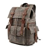 Waxed Vintage Canvas Backpack