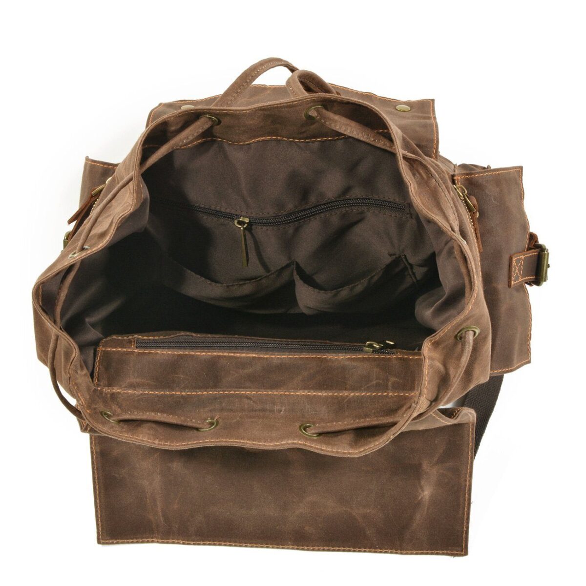 Waxed Vintage Canvas Backpack