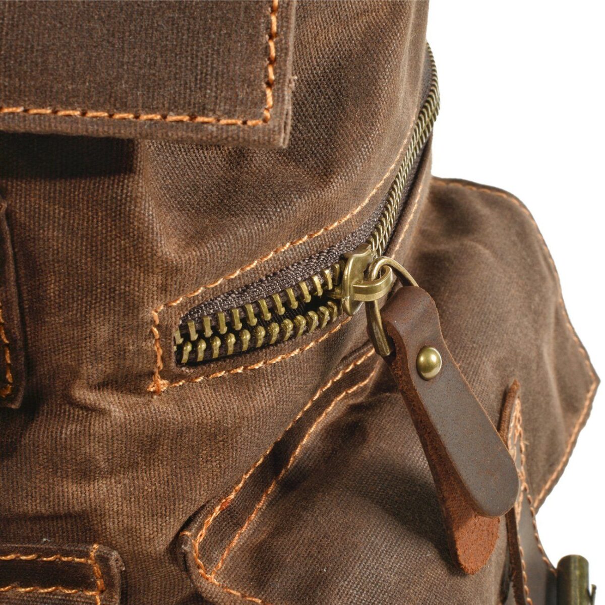 Waxed Vintage Canvas Backpack