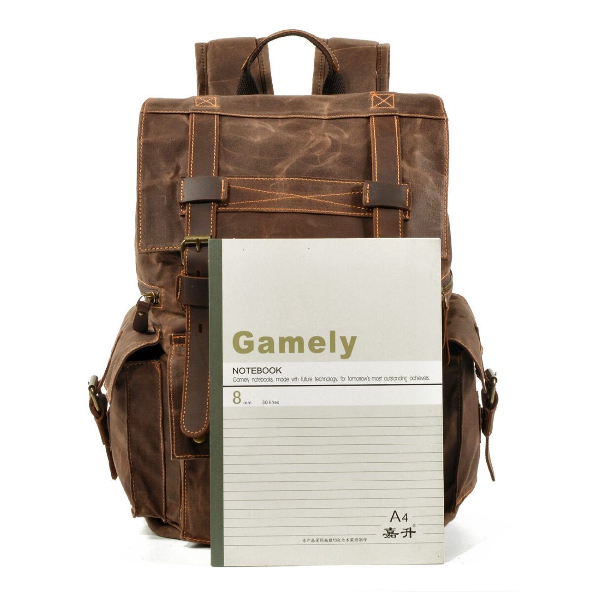 Waxed Vintage Canvas Backpack