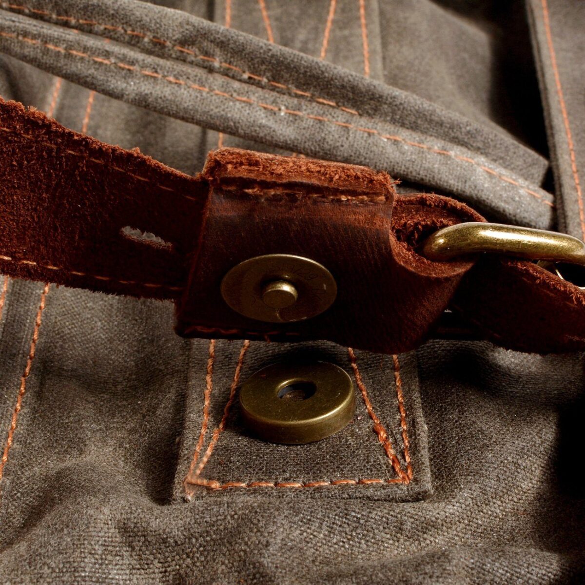Waxed Vintage Canvas Backpack