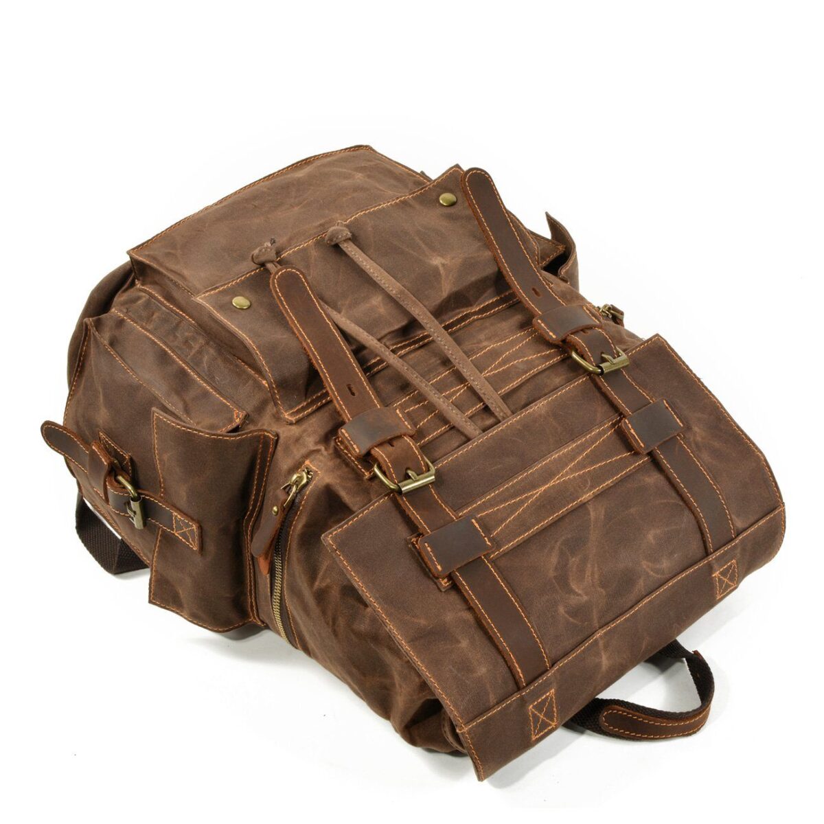 Waxed Vintage Canvas Backpack