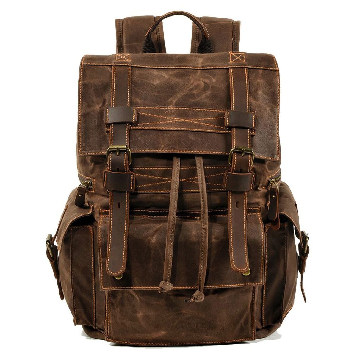Waxed Vintage Canvas Backpack