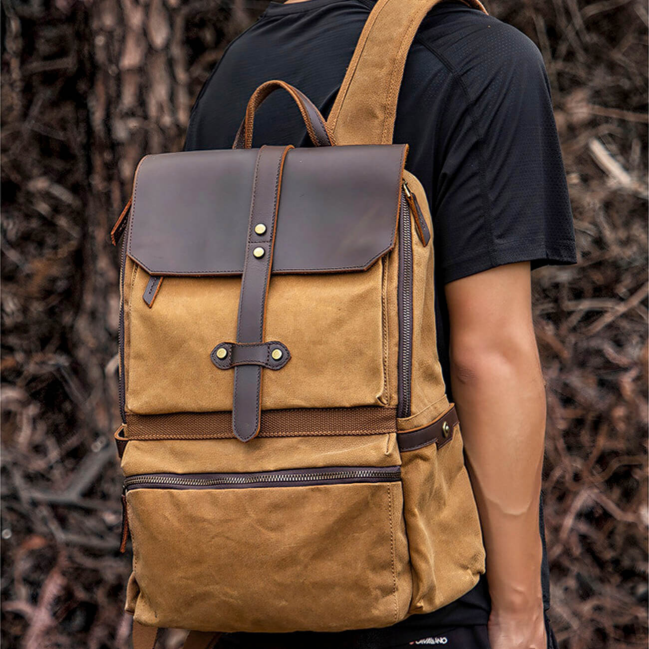 Canvas Backpacks For School 14