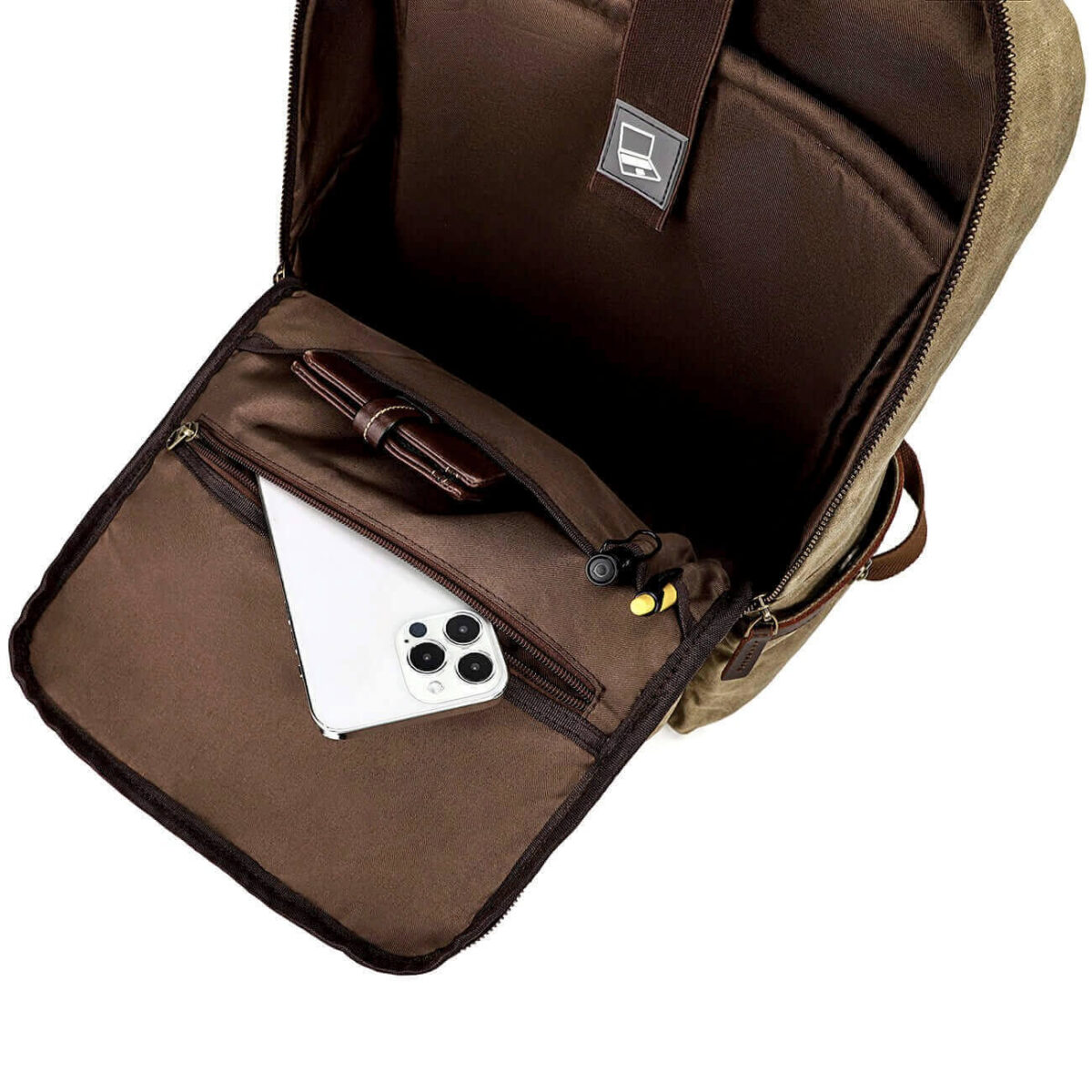 Canvas Backpack for School