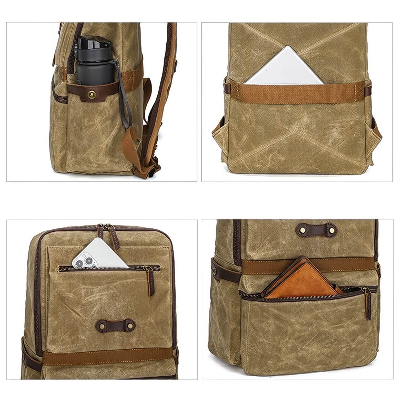 Canvas Backpacks For School 7