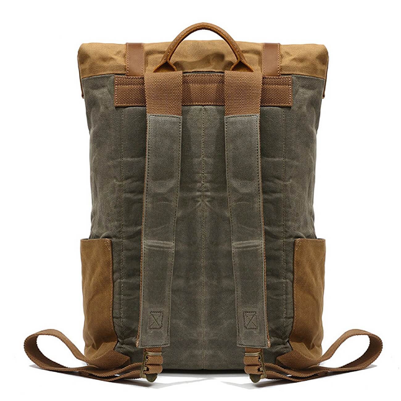 Waxed Cotton Rucksack 1