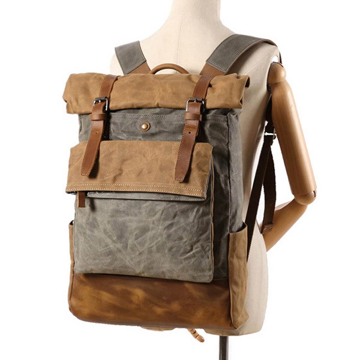 Waxed Cotton Rucksack