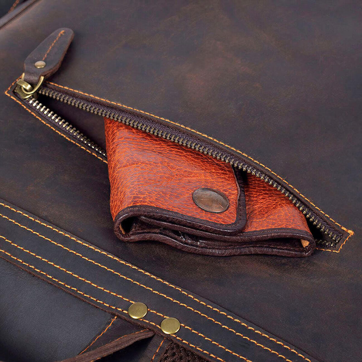 Designer Leather Backpack​