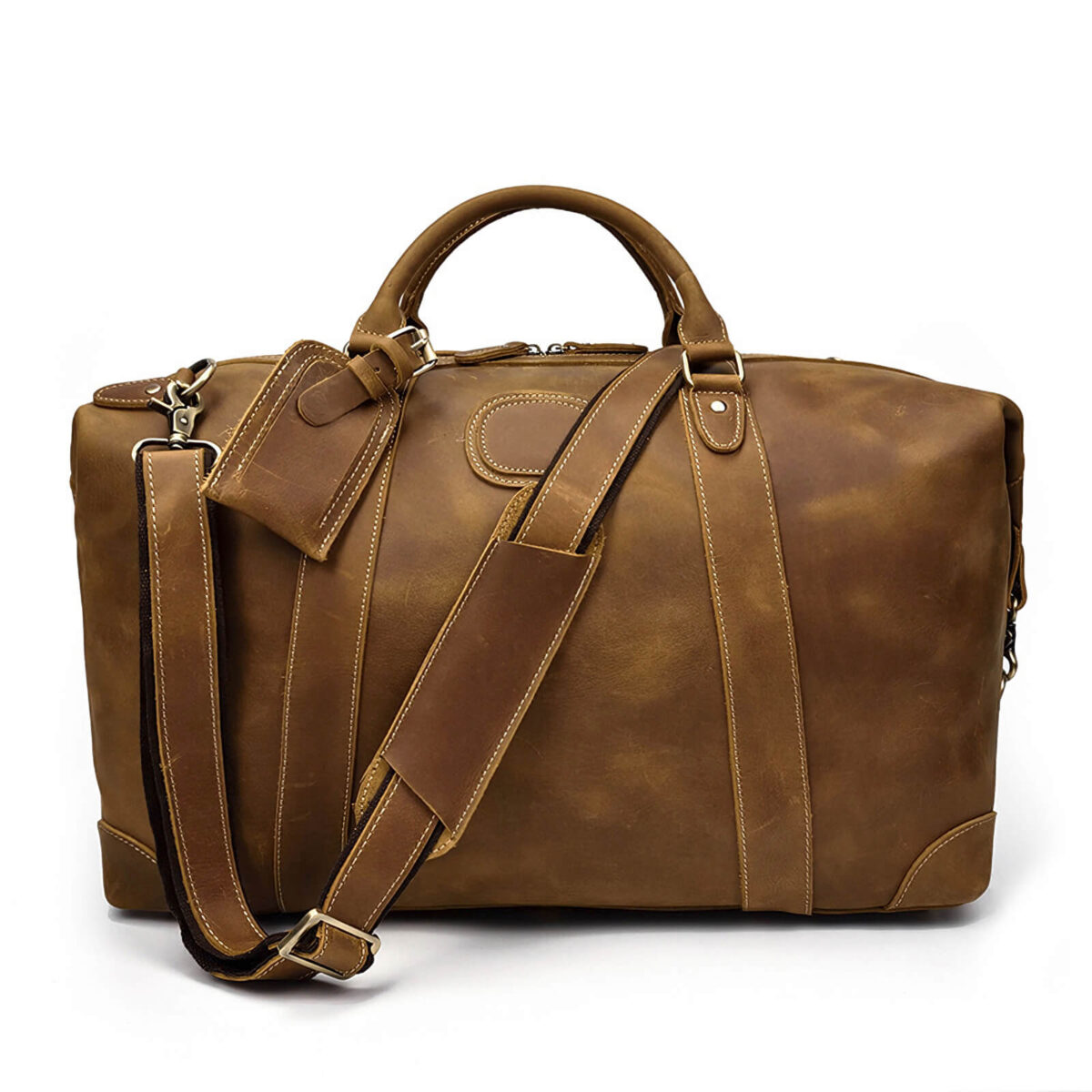 Designer Leather Duffle Bag​