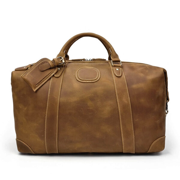 Designer Leather Duffle Bag​