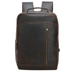 Leather Laptop Backpack​