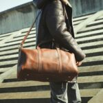 Leather Small Duffle Bag