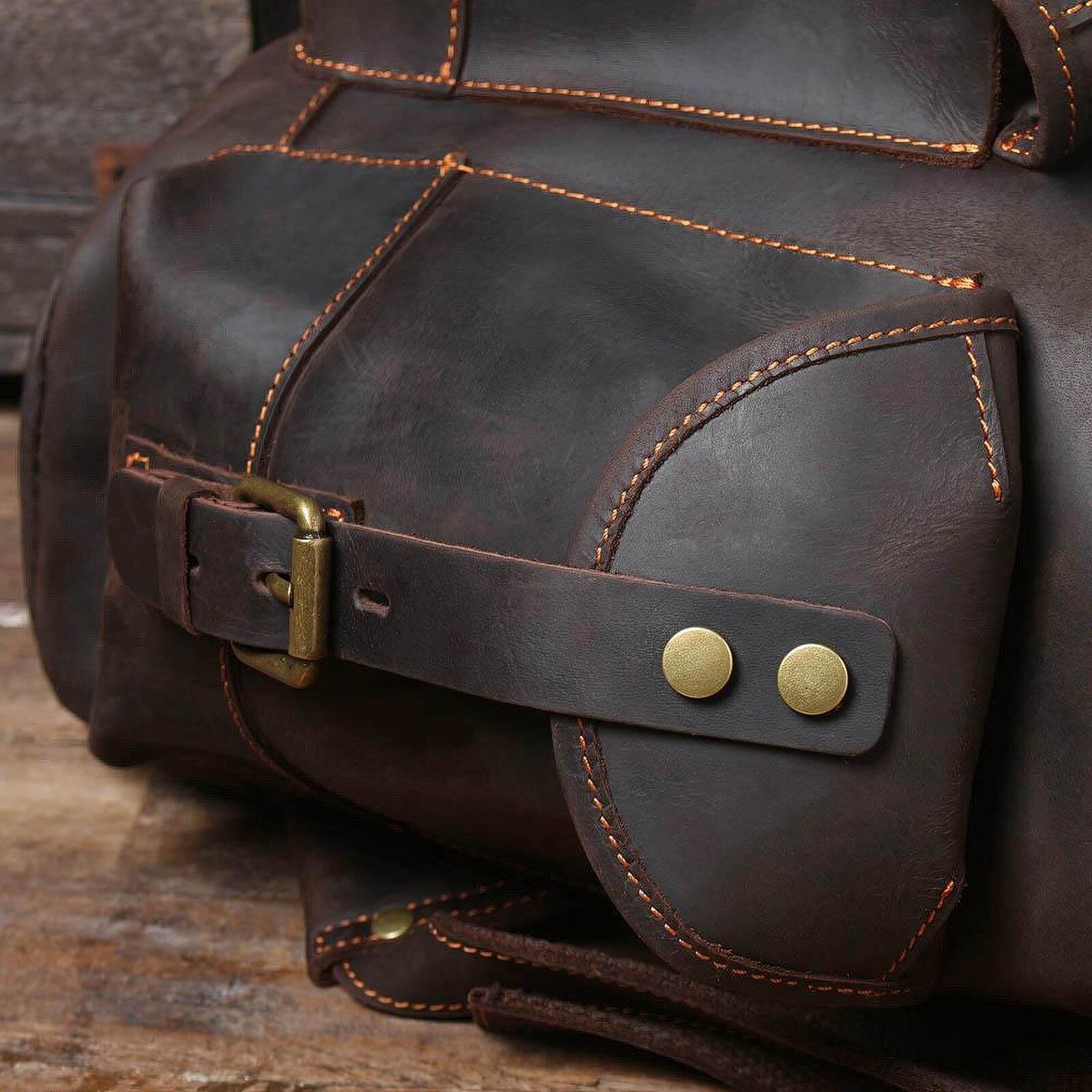 Leather Vintage Backpack​ 8