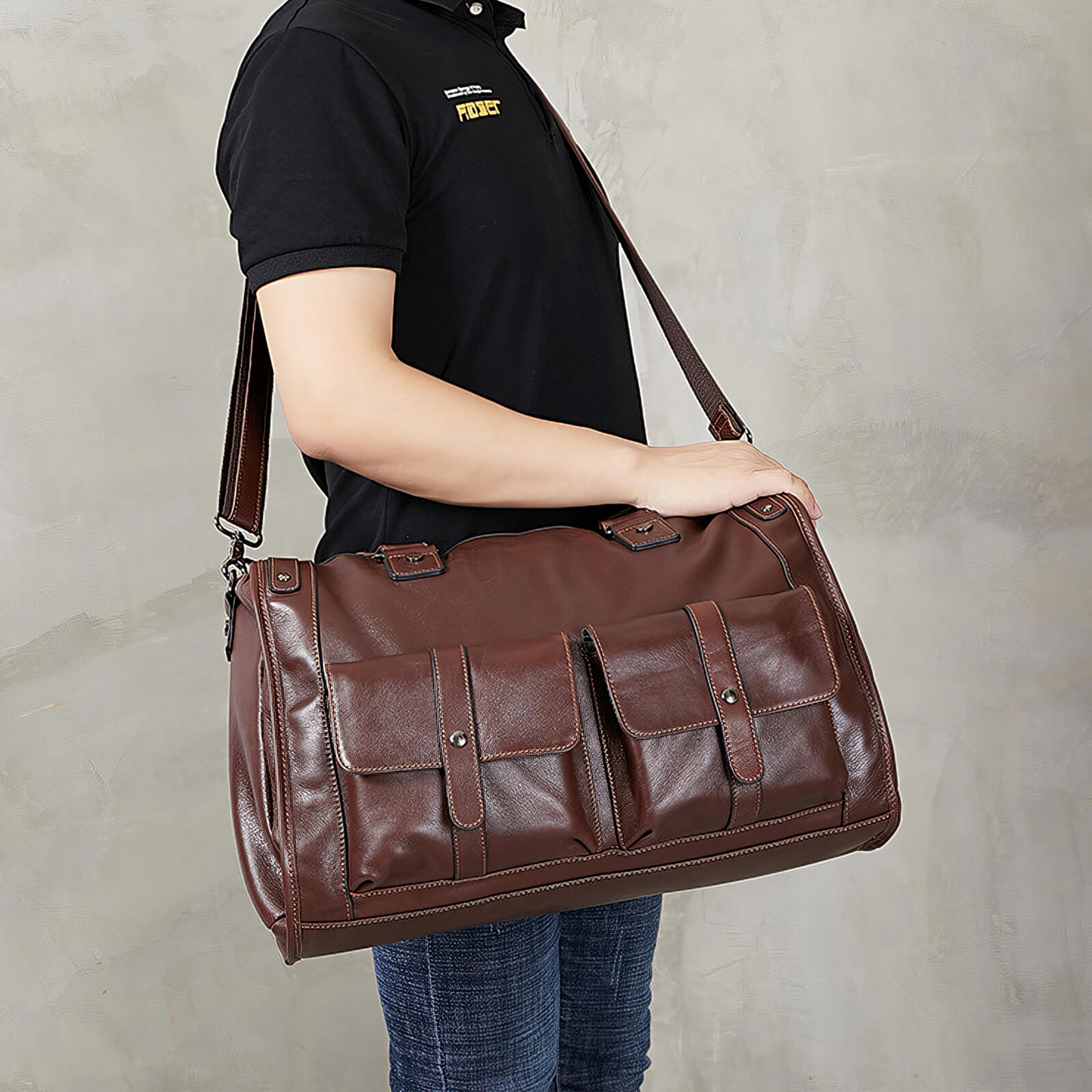 Leather Weekender Bag​ 5