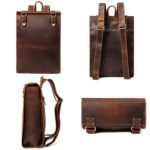 Leather Work Backpack