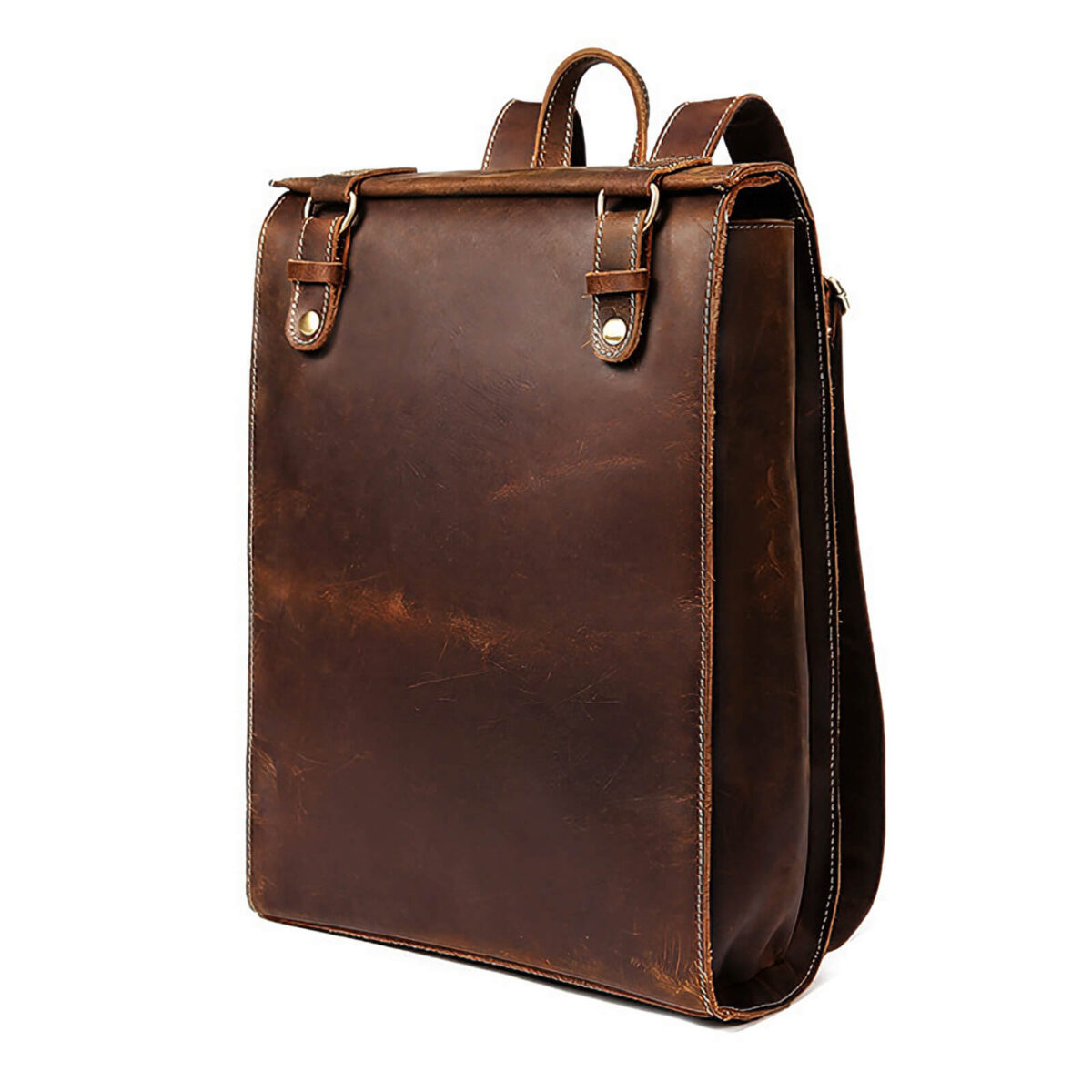 Leather Work Backpack