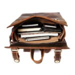Leather Work Backpack