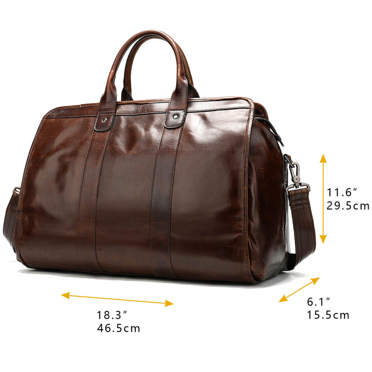 Leather Luggage Bag