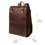 Leather Work Backpack