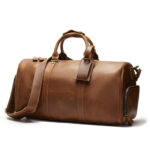 Mens Leather Duffle Bag