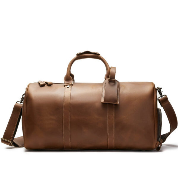 Mens Leather Duffle Bag