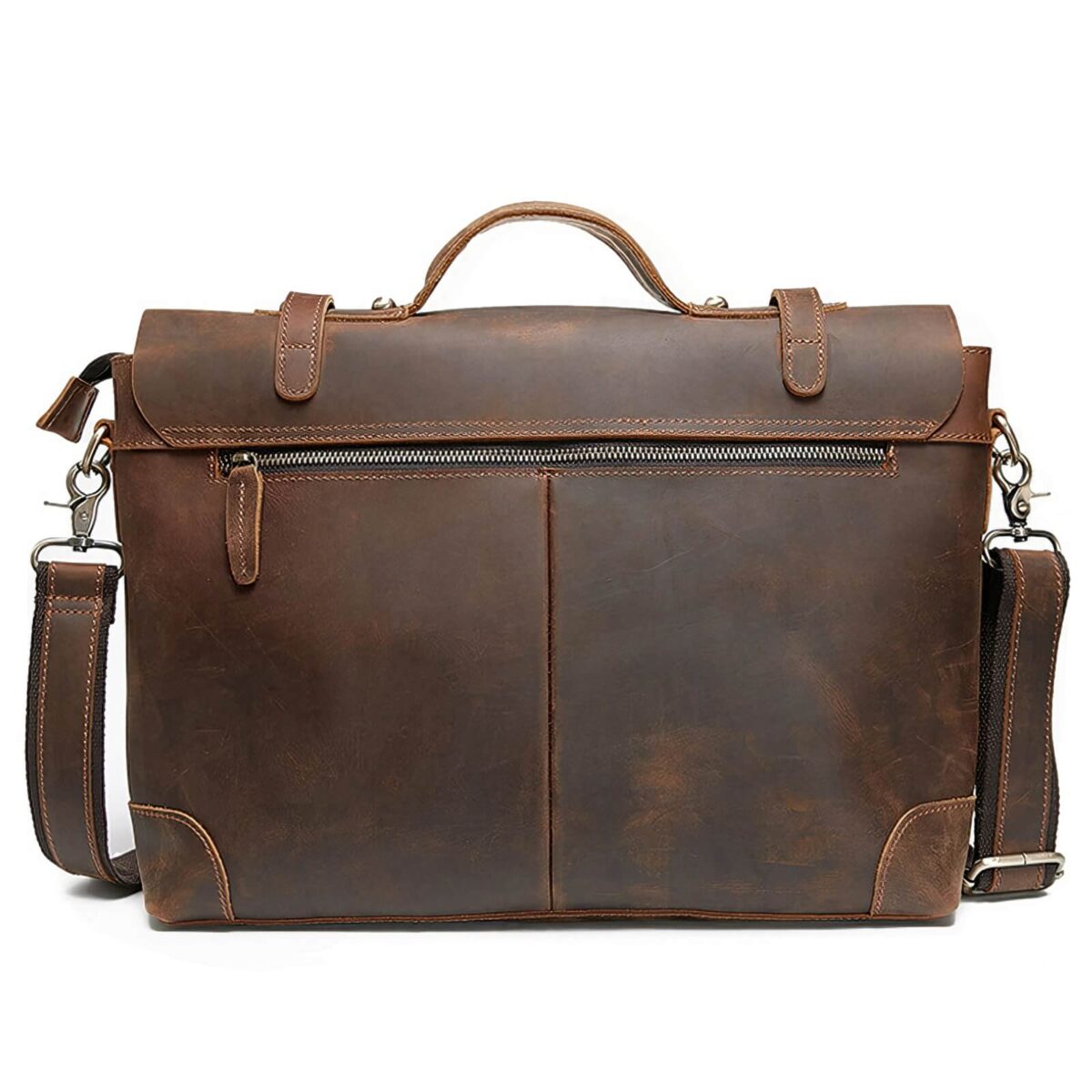 Mens Leather Messenger Bag